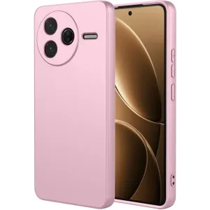 Phonesta Soft Silk Silikon Back Cover Hülle für Xiaomi Poco F7 Pro - Rosa