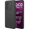 Phonesta Soft Silk Silikon Back Cover Hülle für Xiaomi Poco M7 Pro - Schwarz