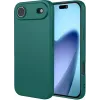 Phonesta Soft Silk Silikon Back Cover Hülle für Apple iPhone Air - Dunkelgrün