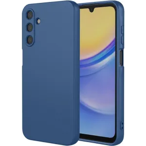 Phonesta Soft Silk Silikon Back Cover Hülle für Samsung Galaxy A56 - Dunkelblau