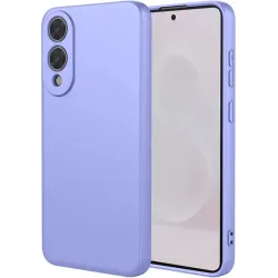 Phonesta Soft Silk Silikon Back Cover Hülle für Samsung Galaxy S25 Edge - Lila