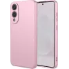 Phonesta Soft Silk Silikon Back Cover Hülle für Samsung Galaxy S25 Edge - Rosa 0