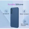 Phonesta Soft Silk Silikon Back Cover Hülle für Samsung Galaxy S25/S24 - Rot 3