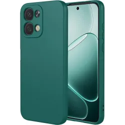 Phonesta Soft Silk Silikon Back Cover Hülle für Oppo A6 Pro - Dunkelgrün