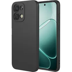 Phonesta Soft Silk Silikon Back Cover Hülle für Oppo A6 Pro - Schwarz