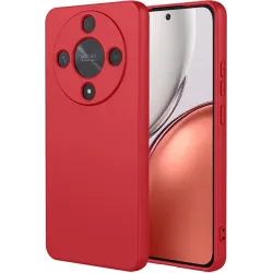 Phonesta Soft Silk Silikon Back Cover Hülle für HONOR Magic8 Lite - Rot