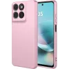 Phonesta Soft Silk Silikon Back Cover Hülle für Motorola Moto G57 Power - Rosa