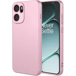 Phonesta Soft Silk Silikon Back Cover Hülle für OnePlus 15R - Rosa