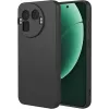 Phonesta Soft Silk Silikon Back Cover Hülle für Realme GT 8 Pro - Schwarz