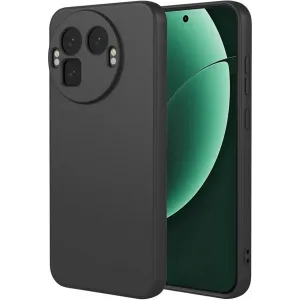 Phonesta Soft Silk Silikon Back Cover Hülle für Realme GT 8 Pro - Schwarz
