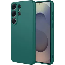 Phonesta Soft Silk Silikon Back Cover Hülle für Samsung Galaxy S26 Ultra - Dunkelgrün