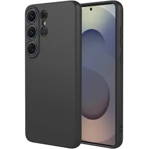 Phonesta Soft Silk Silikon Back Cover Hülle für Samsung Galaxy S26 Ultra - Schwarz