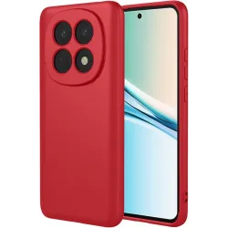 Phonesta Soft Silk Silikon Back Cover Hülle für Xiaomi Redmi Note 15 4G/5G / Xiaomi Poco M8 - Rot