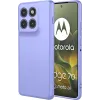 Phonesta Soft Silk Silikon Back Cover Hülle für Motorola Edge 70 - Lila