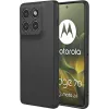 Phonesta Soft Silk Silikon Back Cover Hülle für Motorola Edge 70 - Schwarz
