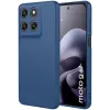Phonesta Soft Silk Silikon Back Cover Hülle für Motorola Moto G67/G77 - Dunkelblau
