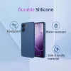 Phonesta Soft Silk Silikon Back Cover Hülle für Oppo A6x - Dunkelblau 2