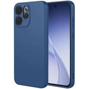 Phonesta Soft Silk Silikon Back Cover Hülle für Oppo Reno15 Pro - Dunkelblau