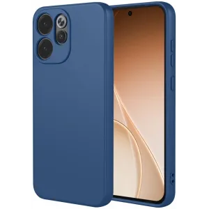 Phonesta Soft Silk Silikon Back Cover Hülle für Oppo Reno15 Pro Max - Dunkelblau