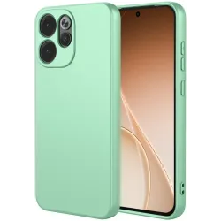 Phonesta Soft Silk Silikon Back Cover Hülle für Oppo Reno15 Pro Max - Matcha Grün