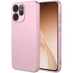 Phonesta Soft Silk Silikon Back Cover Hülle für Oppo Reno15 Pro Max - Rosa