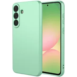 Phonesta Soft Silk Silikon Back Cover Hülle für Samsung Galaxy A57 - Matcha Grün