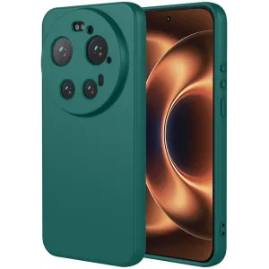 Phonesta Soft Silk Silikon Back Cover Hülle für Xiaomi 17 Ultra - Dunkelgrün