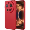 Phonesta Soft Silk Silikon Back Cover Hülle für Xiaomi 17 Ultra - Rot