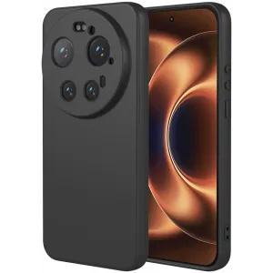 Phonesta Soft Silk Silikon Back Cover Hülle für Xiaomi 17 Ultra - Schwarz
