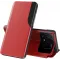 Phonesta Smart Side View Book Klapphülle für Xiaomi Poco F6 Pro - Rot