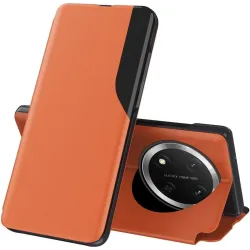 Phonesta Smart Side View Book Klapphülle für HONOR Magic7 Lite - Orange
