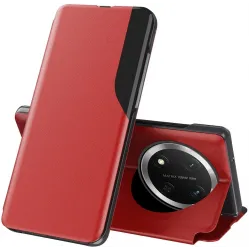 Phonesta Smart Side View Book Klapphülle für HONOR Magic7 Lite - Rot