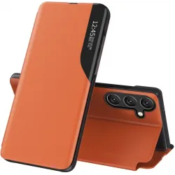 Phonesta Smart Side View Book Klapphülle für Samsung Galaxy A35 - Orange