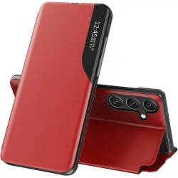 Phonesta Smart Side View Book Klapphülle für Samsung Galaxy A55 - Rot