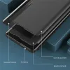 Phonesta Smart Side View Book Klapphülle für Samsung Galaxy A55 - Schwarz 2