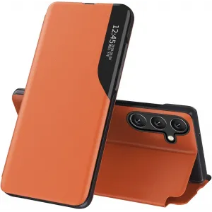 Phonesta Smart Side View Book Klapphülle für Samsung Galaxy S25/S24 - Orange