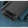 Phonesta Smart Side View Book Klapphülle für Samsung Galaxy S25/S24 - Rot 3