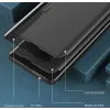 Phonesta Smart Side View Book Klapphülle für Samsung Galaxy S25 Edge - Rot 4