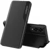 Phonesta Smart Side View Book Klapphülle für Samsung Galaxy S25 Edge - Schwarz 0