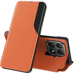 Phonesta Smart Side View Book Klapphülle für Xiaomi 15T Pro - Orange