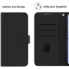 Phonesta Soft Skin Book Wallet Klapphülle für Xiaomi Redmi Note 14 Pro 5G/14 Pro Plus / Xiaomi Poco X7 - Schwarz 8