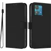Phonesta Soft Skin Book Wallet Klapphülle für Motorola Edge 40 Neo - Schwarz