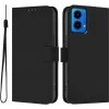 Phonesta Soft Skin Book Wallet Klapphülle für Motorola Moto G45 / Moto G34 - Schwarz