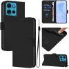 Phonesta Soft Skin Book Wallet Klapphülle für Motorola Moto G75 - Schwarz 2