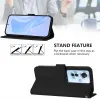 Phonesta Soft Skin Book Wallet Klapphülle für Oppo Reno11 F 5G - Schwarz 3