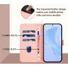 Phonesta Soft Skin Book Wallet Klapphülle für Xiaomi Redmi 14C / Xiaomi Poco C75 - Weiches Rosa 4