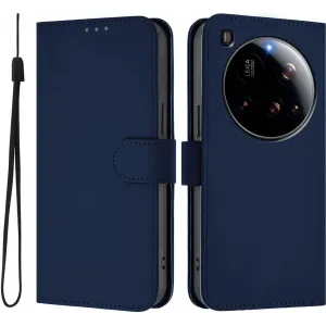 Phonesta Soft Skin Book Wallet Klapphülle für Xiaomi 15 Ultra - Dunkelblau