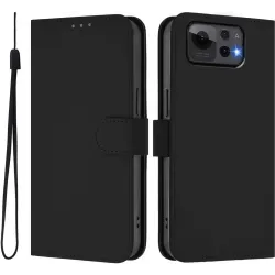 Phonesta Soft Skin Book Wallet Klapphülle für Asus Zenfone 12 Ultra - Schwarz