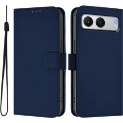 Phonesta Soft Skin Book Wallet Klapphülle für OnePlus Nord 4 - Dunkelblau