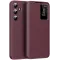 Phonesta Smart Window Book Wallet Klapphülle für Samsung Galaxy S25 Plus - Bordeaux